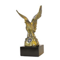 American Eagle Statuette with United States Coast Guard